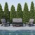 Flash Furniture JJ-C14022-BK-GG All-Weather Poly Resin Wood Adirondack Style Deep Seat Patio Loveseat with Cushions, Black/Charcoal addl-6