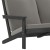 Flash Furniture JJ-C14022-BK-GG All-Weather Poly Resin Wood Adirondack Style Deep Seat Patio Loveseat with Cushions, Black/Charcoal addl-8