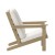 Flash Furniture JJ-C14022-BR-GG All-Weather Poly Resin Wood Adirondack Style Deep Seat Patio Loveseat with Cushions, Natural Cedar/Cream addl-9