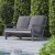 Flash Furniture JJ-C14022-GY-GG All-Weather Poly Resin Wood Adirondack Style Deep Seat Patio Loveseat with Cushions, Gray/Gray addl-1