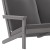 Flash Furniture JJ-C14022-GY-GG All-Weather Poly Resin Wood Adirondack Style Deep Seat Patio Loveseat with Cushions, Gray/Gray addl-8