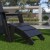 Flash Furniture JJ-C14309-BK-GG Modern All-Weather Poly Resin Wood Adirondack Black Ottoman Foot Rest addl-1