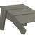 Flash Furniture JJ-C14309-GY-GG Modern All-Weather Poly Resin Wood Adirondack Gray Ottoman Foot Rest addl-6