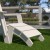 Flash Furniture JJ-C14309-WH-GG Modern All-Weather Poly Resin Wood Adirondack White Ottoman Foot Rest addl-1