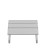 Flash Furniture JJ-C14309-WH-GG Modern All-Weather Poly Resin Wood Adirondack White Ottoman Foot Rest addl-8