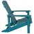Flash Furniture JJ-C145012-32D-SFM-GG 3 Piece Sea Foam Poly Resin Wood Adirondack Chair Set with Fire Pit addl-10