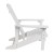 Flash Furniture JJ-C145012-32D-WH-GG 3 Piece White Poly Resin Wood Adirondack Chair Set with Fire Pit addl-10