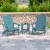 Flash Furniture JJ-C14501-2-T14001-SFM-GG Sea Foam All-Weather Poly Resin Wood Adirondack Chair with Side Table, 2 Pack  addl-1