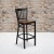 Flash Furniture XU-DG-6R6B-VRT-BAR-CHYW-GG Vertical Back Black Metal Restaurant Barstool with Cherry Wood Seat addl-1