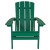 Flash Furniture JJ-C14501-GRN-GG Green All-Weather Poly Resin Wood Adirondack Chair addl-7