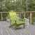 Flash Furniture JJ-C14501-LM-GG Lime Green Indoor/Outdoor Poly Resin Adirondack Chair addl-1