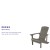 Flash Furniture JJ-C14501-LTG-GG Gray All-Weather Poly Resin Wood Adirondack Chair addl-3