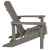 Flash Furniture JJ-C14501-LTG-GG Gray All-Weather Poly Resin Wood Adirondack Chair addl-8