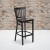 Flash Furniture XU-DG-6R6B-VRT-BAR-MAHW-GG Vertical Back Black Metal Restaurant Barstool with Mahogany Wood Seat addl-2