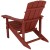 Flash Furniture JJ-C14501-RED-GG Red All-Weather Poly Resin Wood Adirondack Chair addl-6