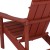 Flash Furniture JJ-C14501-RED-GG Red All-Weather Poly Resin Wood Adirondack Chair addl-7