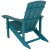 Flash Furniture JJ-C14501-SFM-GG Sea Foam All-Weather Poly Resin Wood Adirondack Chair addl-6