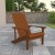 Flash Furniture JJ-C14501-TEAK-GG Teak All-Weather Poly Resin Wood Adirondack Chair addl-1