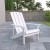 Flash Furniture JJ-C14501-WH-GG White All-Weather Poly Resin Wood Adirondack Chair addl-1
