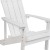 Flash Furniture JJ-C14501-WH-GG White All-Weather Poly Resin Wood Adirondack Chair addl-7