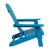 Flash Furniture JJ-C14505-2-T14001-BLU-GG 2 Piece Blue All-Weather Poly Resin Folding Adirondack Chair with Side Table addl-10