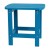 Flash Furniture JJ-C14505-2-T14001-BLU-GG 2 Piece Blue All-Weather Poly Resin Folding Adirondack Chair with Side Table addl-9