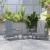 Flash Furniture JJ-C14505-2-T14001-GY-GG 2 Piece Gray All-Weather Poly Resin Folding Adirondack Chair with Side Table addl-1
