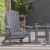 Flash Furniture JJ-C14505-2-T14001-GY-GG 2 Piece Gray All-Weather Poly Resin Folding Adirondack Chair with Side Table addl-8