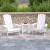 Flash Furniture JJ-C14505-2-T14001-WH-GG 2 Piece White All-Weather Poly Resin Folding Adirondack Chair with Side Table addl-1
