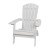 Flash Furniture JJ-C14505-2-T14001-WH-GG 2 Piece White All-Weather Poly Resin Folding Adirondack Chair with Side Table addl-8