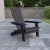 Flash Furniture JJ-C14505-BLK-GG Black All-Weather Poly Resin Folding Adirondack Chair addl-1