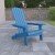 Flash Furniture JJ-C14505-BLU-GG Blue All-Weather Poly Resin Folding Adirondack Chair addl-1