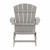 Flash Furniture JJ-C14505-GY-GG Gray All-Weather Poly Resin Folding Adirondack Chair addl-6