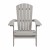 Flash Furniture JJ-C14505-GY-GG Gray All-Weather Poly Resin Folding Adirondack Chair addl-9