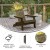 Flash Furniture JJ-C14505-MHG-GG Mahogany Indoor/Outdoor Poly Resin Folding Adirondack Chair addl-3