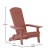 Flash Furniture JJ-C14505-RED-GG Red Indoor/Outdoor Poly Resin Folding Adirondack Chair addl-4