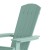 Flash Furniture JJ-C14505-SFM-GG Sea Foam Indoor/Outdoor Poly Resin Folding Adirondack Chair addl-8