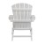 Flash Furniture JJ-C14505-WH-GG White Indoor/Outdoor Poly Resin Folding Adirondack Chair addl-6