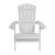 Flash Furniture JJ-C14505-WH-GG White Indoor/Outdoor Poly Resin Folding Adirondack Chair addl-9