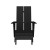 Flash Furniture JJ-C14509-14309-BK-GG Black Modern All-Weather Poly Resin Wood Adirondack Chair with Foot Rest addl-9
