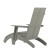 Flash Furniture JJ-C14509-14309-GY-GG Gray Modern All-Weather Poly Resin Wood Adirondack Chair with Foot Rest addl-6