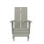 Flash Furniture JJ-C14509-14309-GY-GG Gray Modern All-Weather Poly Resin Wood Adirondack Chair with Foot Rest addl-9