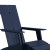 Flash Furniture JJ-C14509-14309-NV-GG Navy Modern All-Weather Poly Resin Wood Adirondack Chair with Foot Rest addl-7