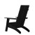 Flash Furniture JJ-C14509-BK-GG Black Modern All-Weather Poly Resin Wood Adirondack Chair addl-5