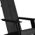 Flash Furniture JJ-C14509-BK-GG Black Modern All-Weather Poly Resin Wood Adirondack Chair addl-6