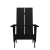 Flash Furniture JJ-C14509-BK-GG Black Modern All-Weather Poly Resin Wood Adirondack Chair addl-8