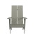Flash Furniture JJ-C14509-GY-GG Gray Modern All-Weather Poly Resin Wood Adirondack Chair addl-8