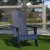 Flash Furniture JJ-C14509-NV-GG Navy Modern All-Weather Poly Resin Wood Adirondack Chair addl-1