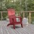 Flash Furniture JJ-C14509-RED-GG Red All-Weather Poly Resin Modern 2-Slat Back Adirondack Chair addl-1
