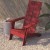 Flash Furniture JJ-C14509-RED-GG Red All-Weather Poly Resin Modern 2-Slat Back Adirondack Chair addl-5